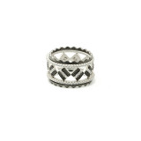 Freida Rothman Contemporary Deco Crown Ring - CDPKZR01-8 photo
