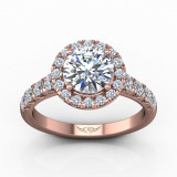 Martin Flyer 18k Rose Gold FlyerFit Engagement Ring photo2