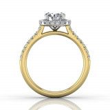 Martin Flyer Two Tone 18k Gold FlyerFit Engagement Ring photo3