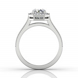 Martin Flyer Diamond FlyerFit Halo Engagement Ring photo3