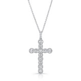 Uneek Cross Diamond Pendant - LVNWC834W photo