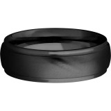 Lashbrook Black Zirconium 7mm Men's Wedding Band - Z7DGE+ANGLE+SATIN_POLISH photo3