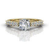 Martin Flyer Two Tone 14k Gold FlyerFit Engagement Ring photo