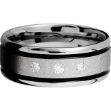 Lashbrook Cobalt Chrome 9mm Men's Wedding Band - CC9B21W(NS)_ADIA3X.05F+DISTRESSED_POLISH photo3