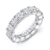 Uneek Cushion Cut Diamond Wedding Band - ETCU4PRC-700 photo