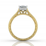 Martin Flyer Two Tone 18k Gold FlyerFit Engagement Ring photo3