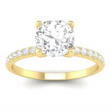 Martin Flyer Two Tone 18k Gold FlyerFit Engagement Ring photo2