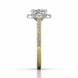 Martin Flyer Two Tone 14k Gold FlyerFit Engagement Ring photo4