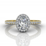 Martin Flyer Two Tone 14k Gold FlyerFit Engagement Ring photo