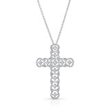 Uneek Cross Diamond Pendant - LVNWC836W photo