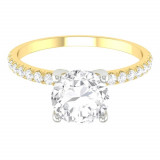 Martin Flyer Two Tone 14k Gold FlyerFit Engagement Ring photo