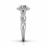Martin Flyer 14k White Gold FlyerFit Engagement Ring photo4