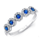 Uneek Sapphire Diamond Fashion Ring - LVBRI961WS photo