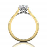 Martin Flyer Two Tone 18k Gold FlyerFit Engagement Ring photo3