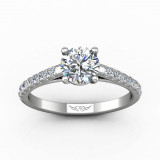 Martin Flyer Platinum FlyerFit Engagement Ring photo2