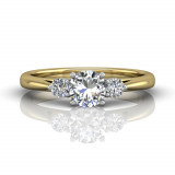 Martin Flyer Two Tone 18k Gold FlyerFit Engagement Ring photo
