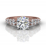 Martin Flyer Two Tone 18k Gold FlyerFit Engagement Ring photo