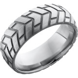 Lashbrook Titanium 8mm Men's Wedding Band - 8DCYCLE3+SAND_SATIN photo