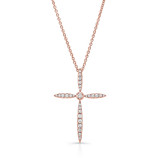 Uneek Cross Diamond Pendant - LVNWC829R photo