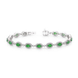 Uneek Emerald Diamond Bracelet - LVBRMT1631E photo