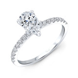 Uneek Pear Shaped Diamond Engagement Ring - SWS109-PS photo