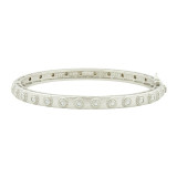 Freida Rothman Studded Eternity Hinge Bangle - PB0800BPB0800B-BL-HG- photo