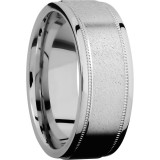 Lashbrook Cobalt Chrome 8mm Men's Wedding Band - CC8FGEW2UMIL+ANGLE+STONE_POLISH photo2