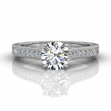 Martin Flyer 14k White Gold FlyerFit Engagement Ring photo