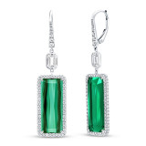 Uneek Precious Green Tourmaline Earrings - ER4434-GT photo