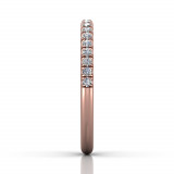 Martin Flyer 18k Rose Gold FlyerFit Wedding Band photo4