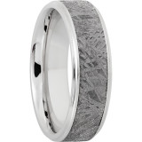 Lashbrook Cobalt Chrome Meteorite 7mm Men's Wedding Band - CC7B15(S)_METEORITE+POLISH photo2