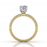 Martin Flyer Two Tone 18k Gold FlyerFit Engagement Ring photo3