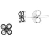 Freida Rothman Tiny Clover Stud Earring - PRZE020173B-14K photo