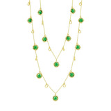 Freida Rothman Stone Droplet Necklace - YZ070456B-DGR-40 photo