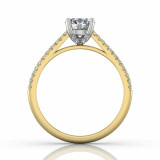 Martin Flyer Two Tone 14k Gold FlyerFit Engagement Ring photo4