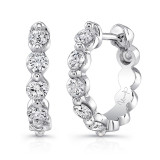 Uneek Hoop Diamond Earrings - LVEW7048 photo