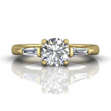 Martin Flyer 14k Yellow Engagement Ring photo