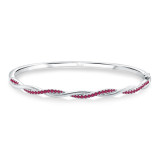 Uneek Ruby Diamond Bangle - LVBARI355WR photo