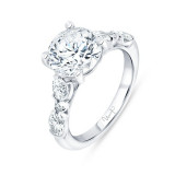 Uneek Timeless Straight Diamond Engagement Ring - R621RB-300 photo