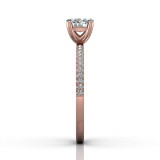 Martin Flyer 14k Rose Gold FlyerFit Engagement Ring photo4