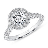 Uneek Us Collection Engagement Ring - SWUS017RDCW-6.5RDV2 photo