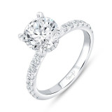 Uneek Timeless Round Diamond Engagement - R1002RB-200 photo