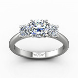 Martin Flyer Platinum FlyerFit Engagement Ring photo2