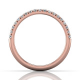 Martin Flyer 18k Rose Gold FlyerFit Wedding Band photo3