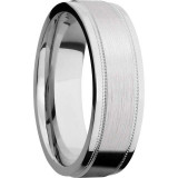 Lashbrook Cobalt Chrome 7mm Men's Wedding Band - CC7FGEW2UMIL+SATIN_POLISH photo2