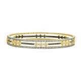 Freida Rothman Rose D'Or 3-Stack Slide Bangles - RDYKZB20 photo