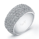 Uneek Pave Diamond Wide Eternity Band - LVB133 photo