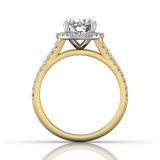 Martin Flyer Two Tone 14k Gold FlyerFit Engagement Ring photo3