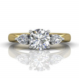 Martin Flyer Two Tone 14k Gold FlyerFit Engagement Ring photo