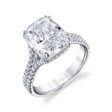 Uneek Diamond Engagement Ring - LVS1059CU photo